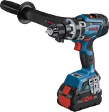 Bosch GSR 18V-150 C akku-boremaskine med sidehåndtag.